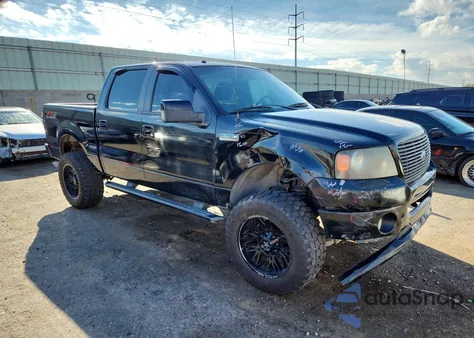 2007 Ford F150 Supercrew from USA, damaged, VIN 1FTPW12V37KB56754